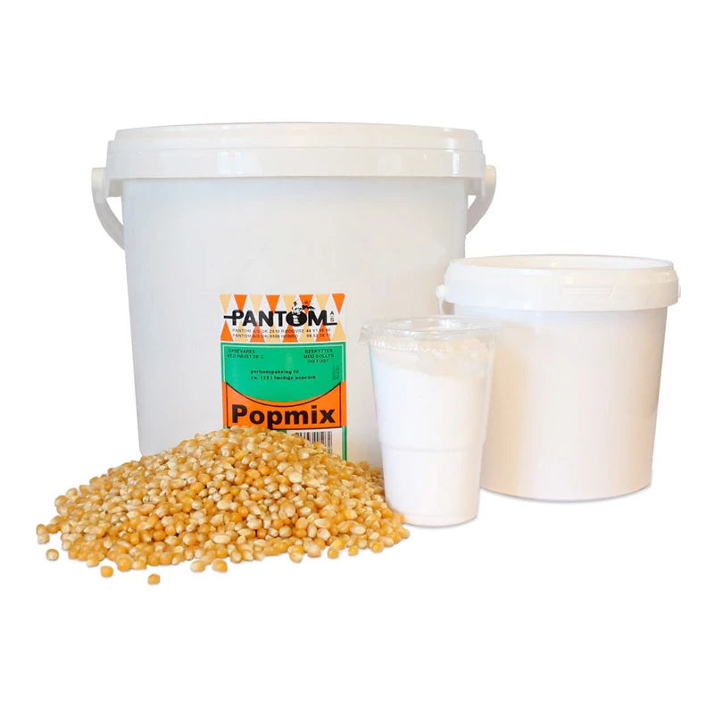 Popcorn-pakke m. salt og kokosfedt - 3